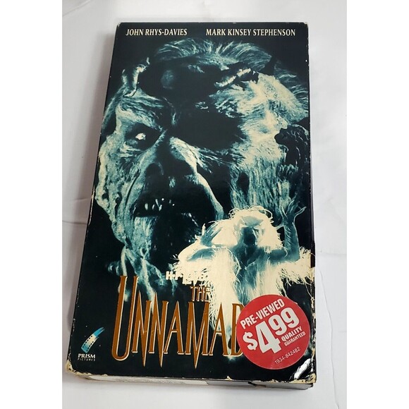 The Unnamable II VHS Horror H.P. Lovecraft John Rhys-Davies Prism Not tested - Picture 1 of 15